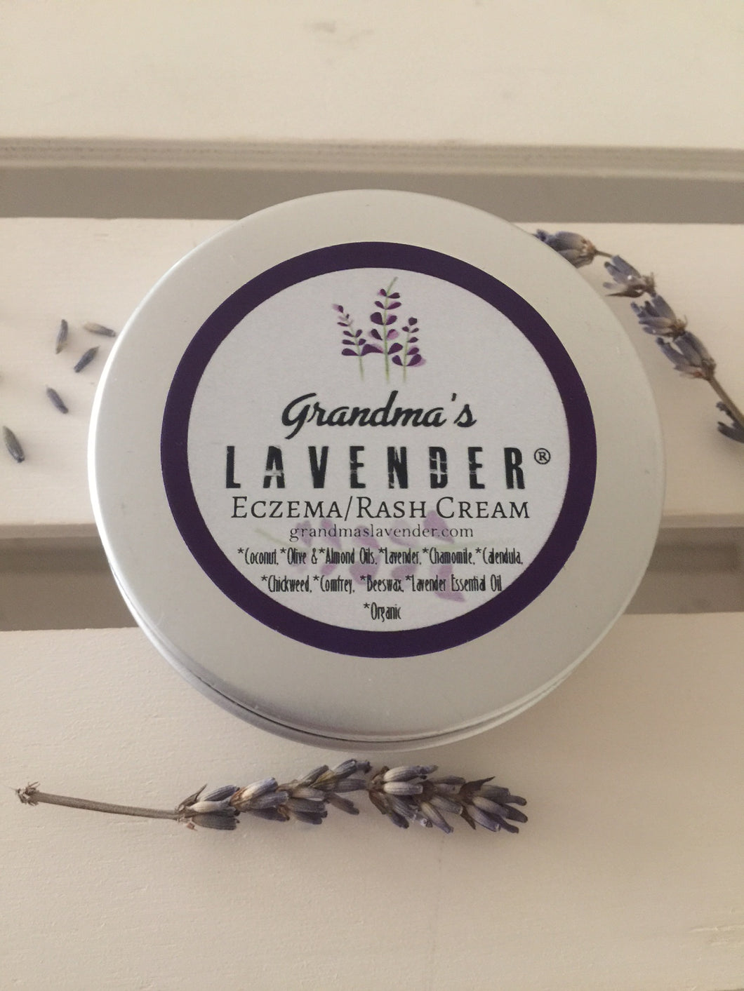 Eczema/Rash Cream 2oz - Grandma's Lavender
