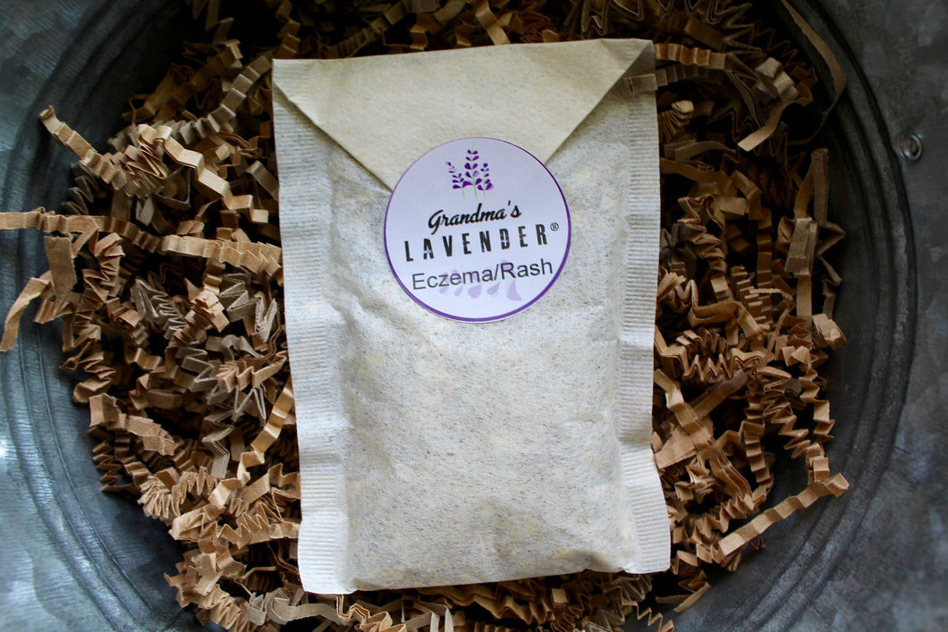 Eczema/Rash Bath Tea Bags - Grandma's Lavender